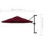 Coelia 300 cm W Hexagonal Parasol with Crank Lift-1237240289