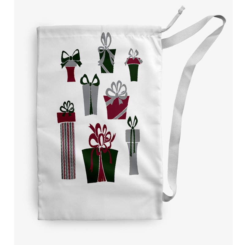 Fabric Laundry Bag with Handles, Medium (36" H x 28" W), White