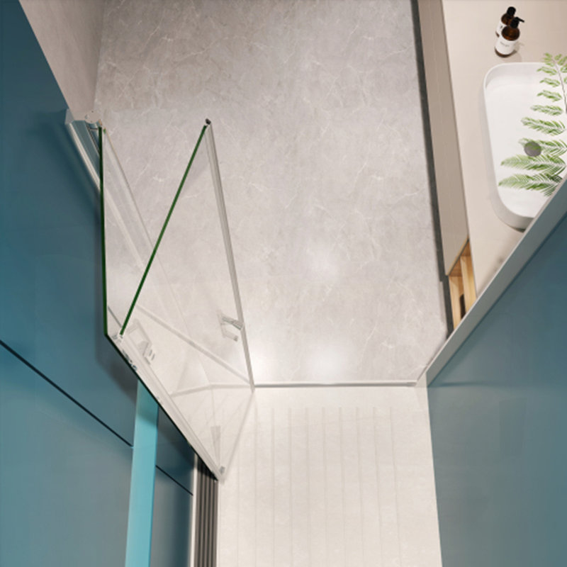 1 3/8" adjustment,universal pivot shower door, Chrome