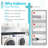 Kaboon Washer Dryer Countertop with Edge Rails, 27.5" x 54", Laundry Room Organization-111705070