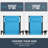  30" Extra Wide Folding Zero Gravity Patio Lounge Chair W/Adjustable Canopy Shade - Light Blue-608644736