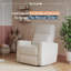 Nurture& The Manual Premium Modern Recliner Nursery Glider Chair with Spill, Stain Proof Fabric-493923420