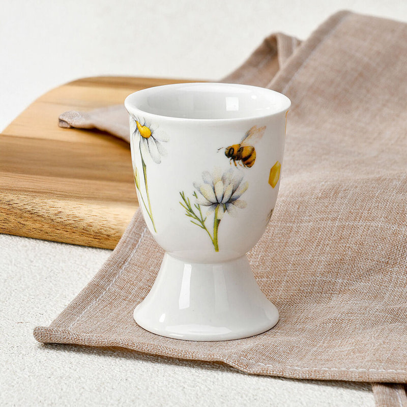 Tea With Honey Porcelain Egg Cup