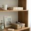 Vitrine de rangement simple trapézoïdale