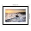 «Sonoma Beach Sunset» par Alan Majchrowicz, reproduction d'art encadrée sur bois-1632587084