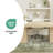 Manzelli Traditional Green White Area Rug-110054593