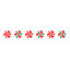 1 Piece Disposable Paper Plastic Heavy Weight Paper Christmas Streamers Disposable Party Supplies for Guests