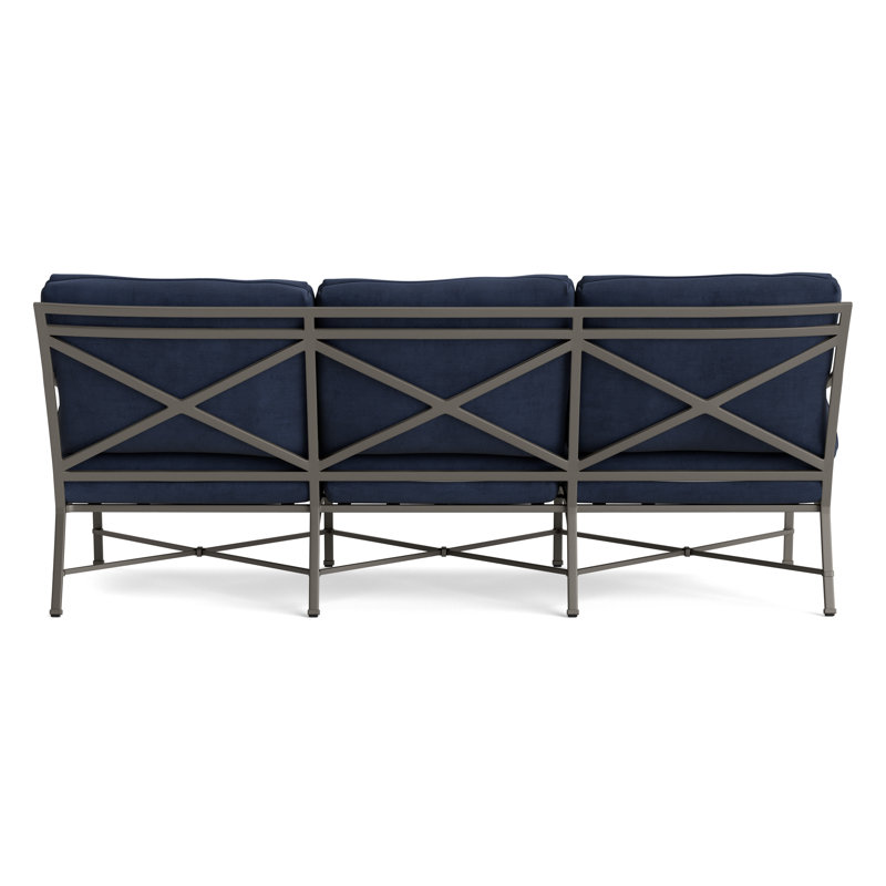 Venetian Outdoor 3 - Seat Patio Sofa, Mica, Fusion Neptune