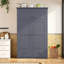Armoire de cuisine autoportante de 74,8 po de hauteur avec tiroirs, tablettes de porte et plateaux coulissants pour la salle à manger-705239401