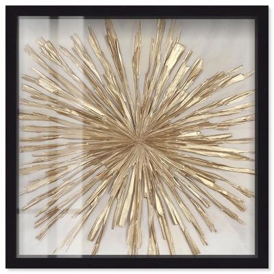 «Golden Zenith Shadowbox Print Elegant Nature Art» par Art Remedy