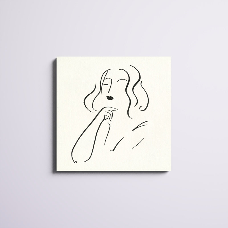 «Simple Study I», reproduction d'art sur toile tendue, H 30 po x l 30 po