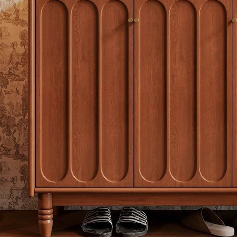 Japanese style multi-layered storage shoe cabinet