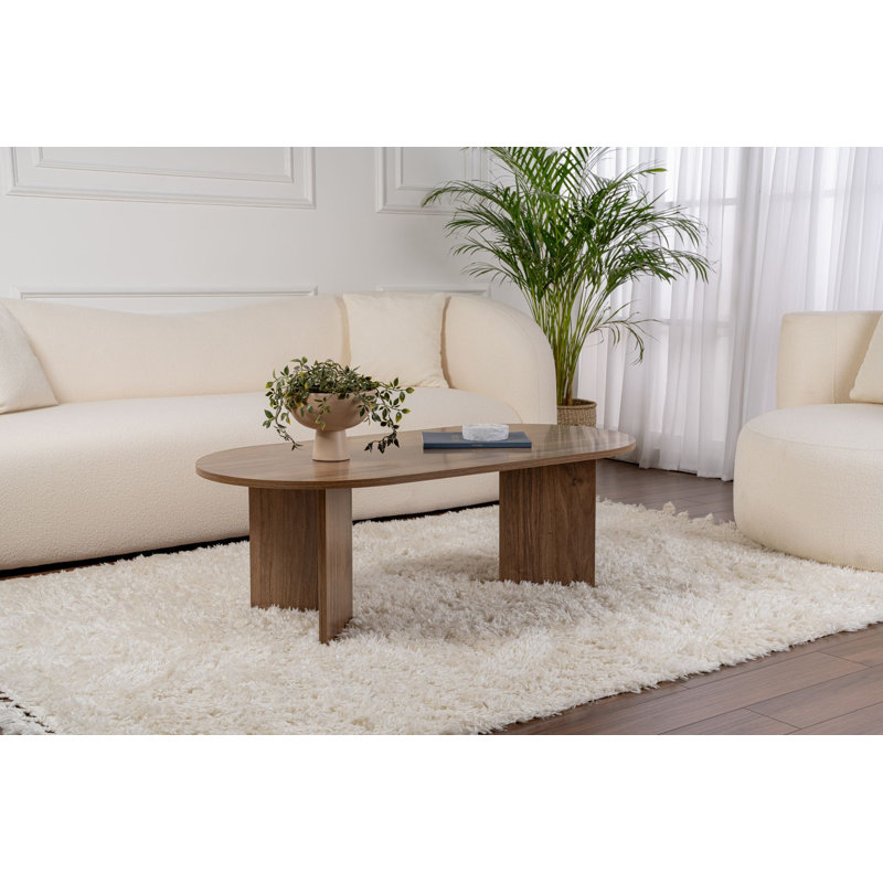 Tatjana Coffee Table, Walnut, Walnut, Wood