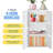 6-Doors, 3-Shelf Bookcase 40.8 in. Tall Enclosed Storage 3-Tier Bookshelf for Home or Office-116067250