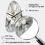 Horloge murale blanche asymétrique pivoines blanches en mouvement I - pivoines de forme irrégulière-104238363