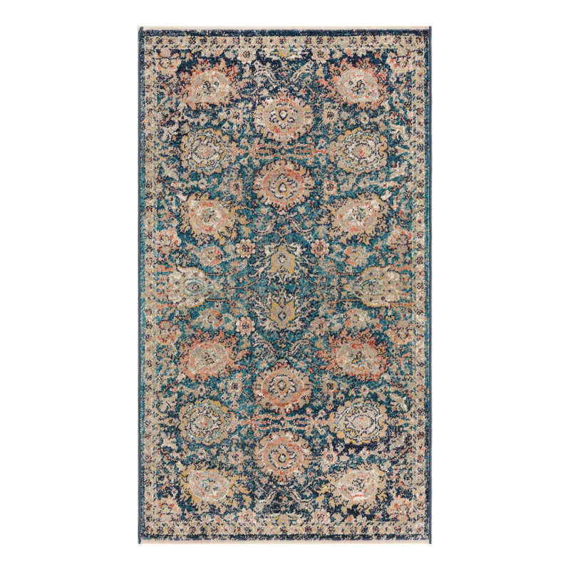 Akira Floral Indoor Rug, Rectangle 2'11" x 5'3"