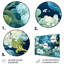 «Jungle River Collage At Night 1» - art mural en métal Jungle MT134977-982728870