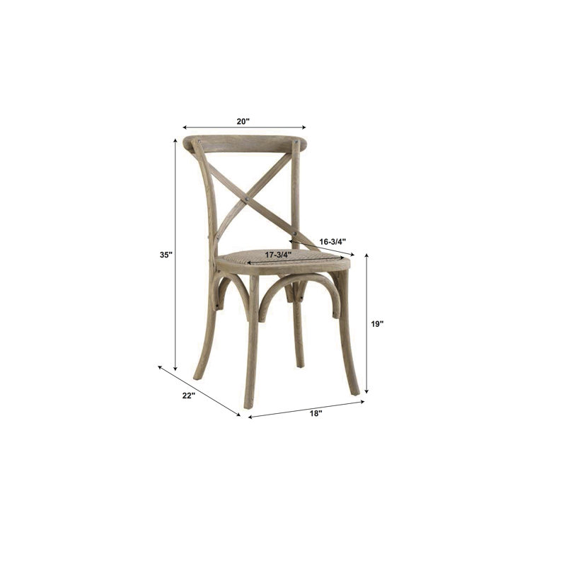 Astella 4 - Person Pine Solid Wood Dining Set, Gray Wash