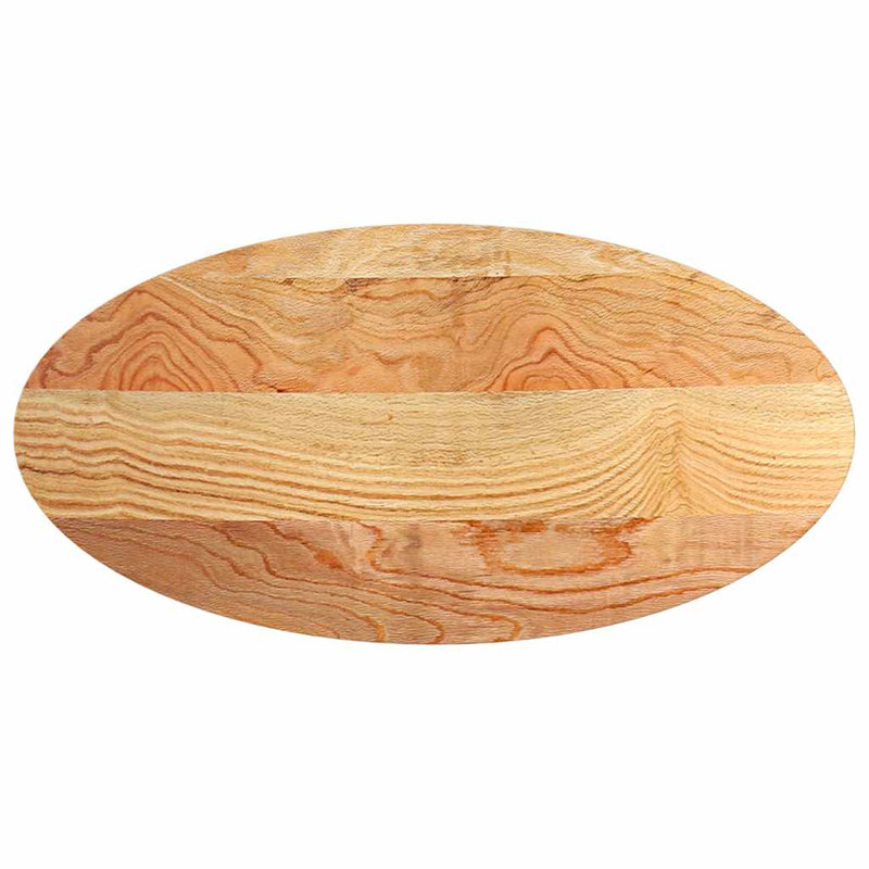 2-24 Solid Wood Table Top, 2cm H x 120cm W x 60cm D, Light brown