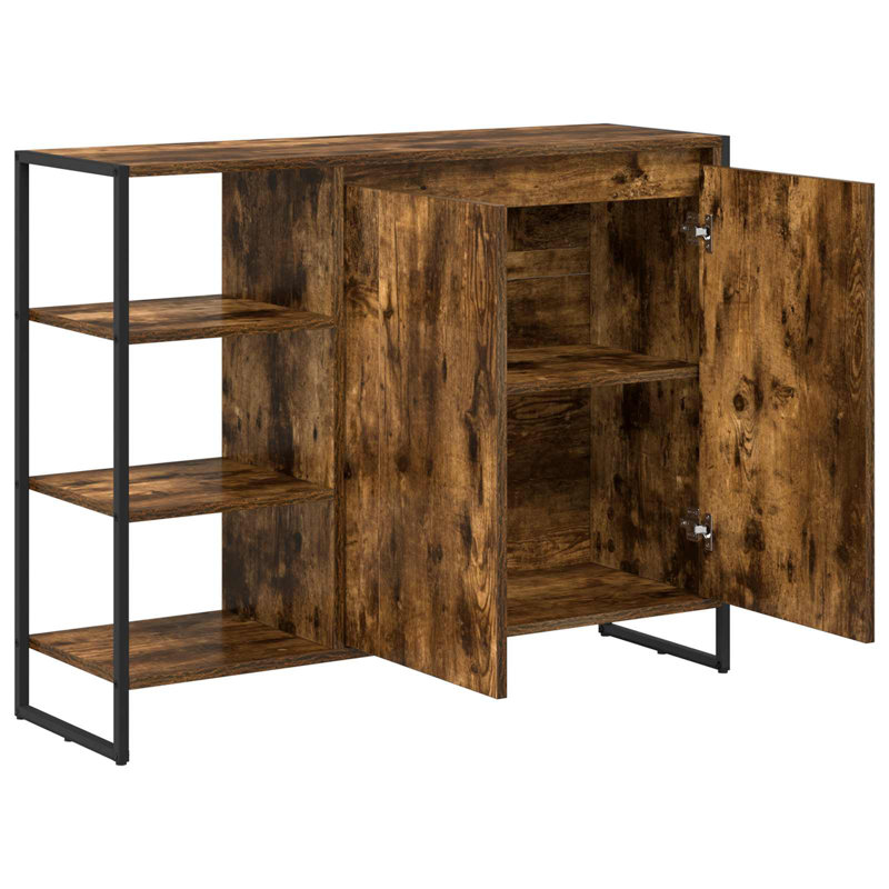 96.5cm Sideboard, Smoke Oak