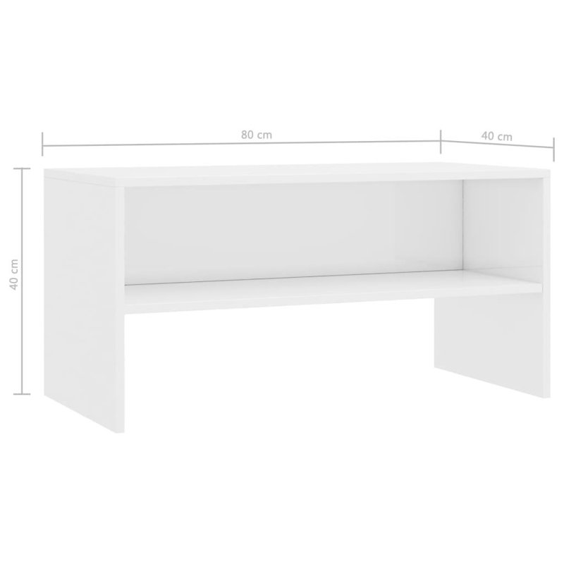 Havard Unfinished TV Stand, 80cm, Sonoma Oak