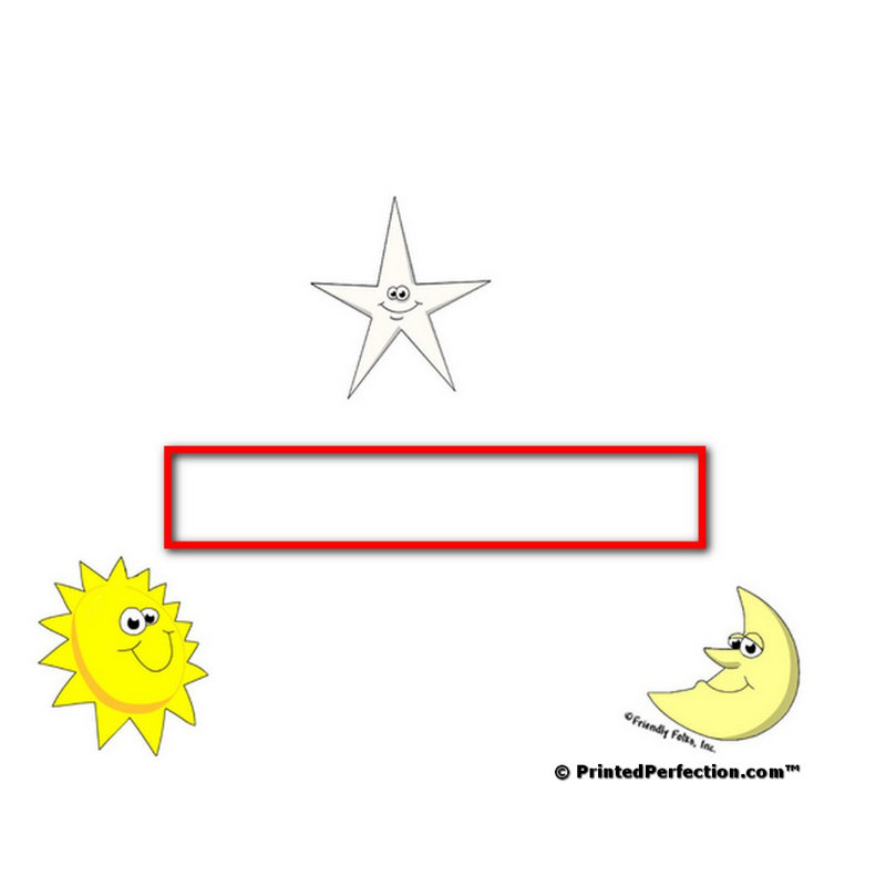 Porte-clés personnalisé soleil, lune, étoiles