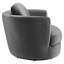 Fauteuil pivotant en velours Pirouette Performance-219657674