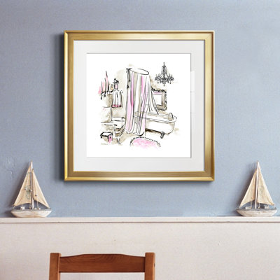 «Pink Opulence I», cadre photo
