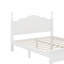 Lit plateforme en bois de style rétro avec support en lattes de bois-239406047-239406046
