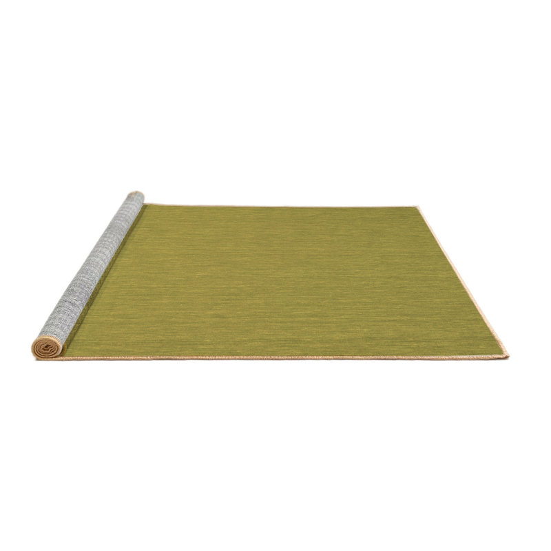 Tapis contemporains brun lavable à la machine 236, Carré 3 pi