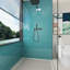 Carreau de mosaïque 3 x 9 en verre Pickett Subway - 5,8 pieds carrés-90754155