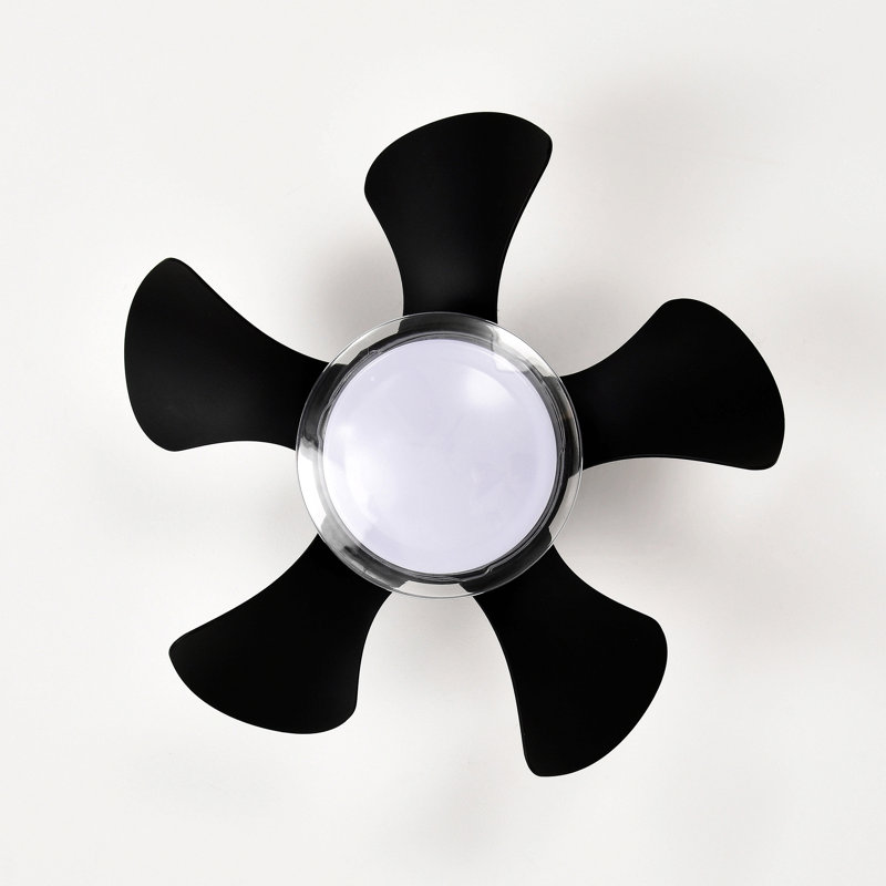 Ventilateur de plafond à faible bruit avec télécommande et lumière à DEL pour la cuisine, la salle à manger, la salle de bain et la terrasse