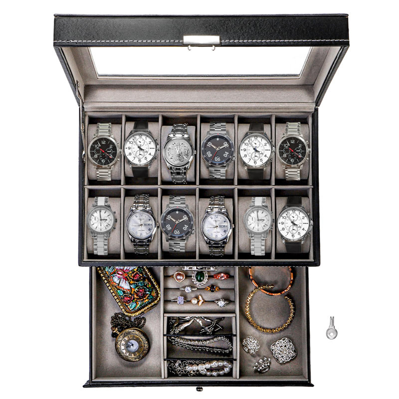 Boîte à montre + tiroirs