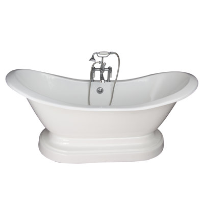 Baignoire de trempage piédestal de 71 po x 31 po Marshall