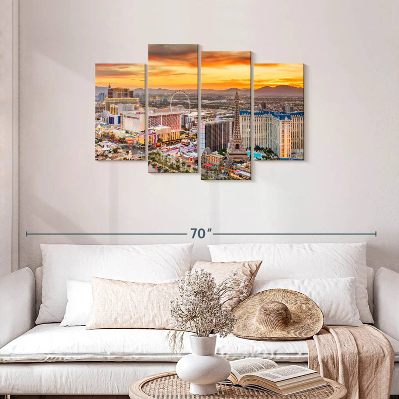 Sireci Las Vegas Skyline, 27" H x 43" W