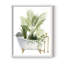 «Plant Bath I», reproduction encadrée - bois massif-250963361-250963372