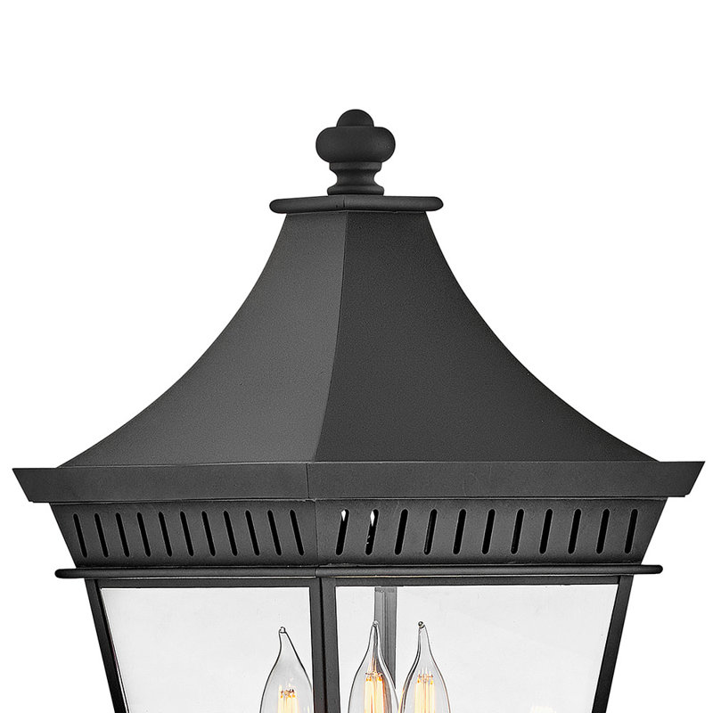 Chapel Hill Museum Black 1-Light 26.5" H Hardwired Lantern Head