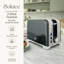 Swan  Solace 2 Slice Toaster, Premium High Gloss Finish, 7 Browning Levels, Defrost, Reheat and Cancel Functions, Non-Slip Feet, Self-Centring Function, 930W-129021088