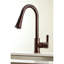 Robinet de cuisine à poignée simple pull down Continental-29272969