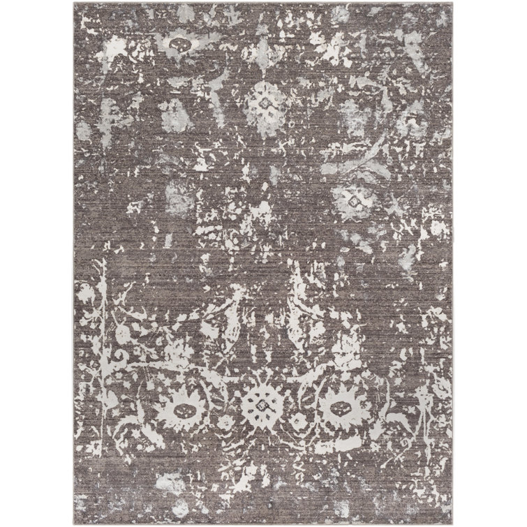 Tapis brun clair / brun foncé Stephan