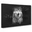 Wolf Portrait - Wrapped Canvas-56643957