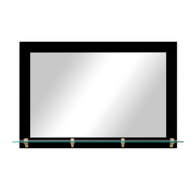 Miroir mural Danial, 33 po x 72 po, Blanc