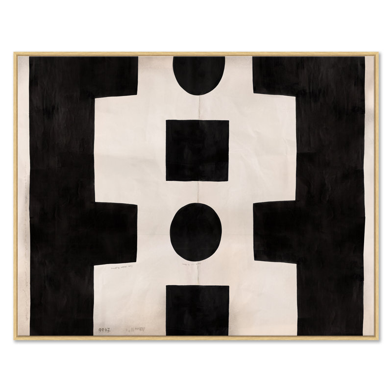 Black And White Abstract (Var. 3) Print by Paule Marrot