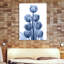 Indigo Spring Tulips - Wrapped Canvas Print-1687682188