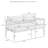 Vivie 2 - Person Patio Conversation Set with Cushions