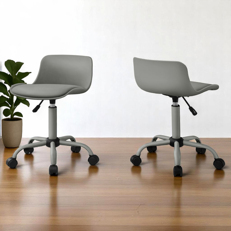 Seine Adjustable Height low-back Office Chair, Gray 31.22'' H X 18.20'' W X 18.20'' D