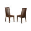 L'ensemble 5 pièces de table et chaises de cuisine comprend une table de salle à manger rectangulaire avec Dropleaf et 4 chaises, acajou-131571708-106903018-109972846