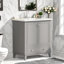Meuble-lavabo 30 po avec comptoir en céramique-324676279