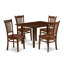 Ensemble de table de salle à manger en bois massif-106903311-122934762-106903312