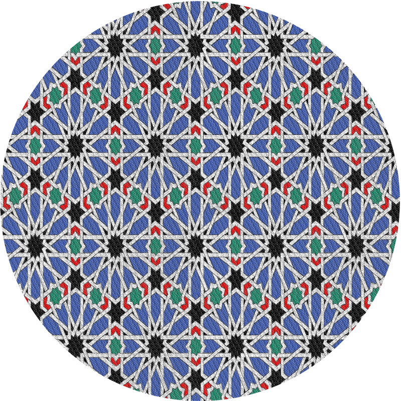 Santistevan Indoor Rug, Round 8'